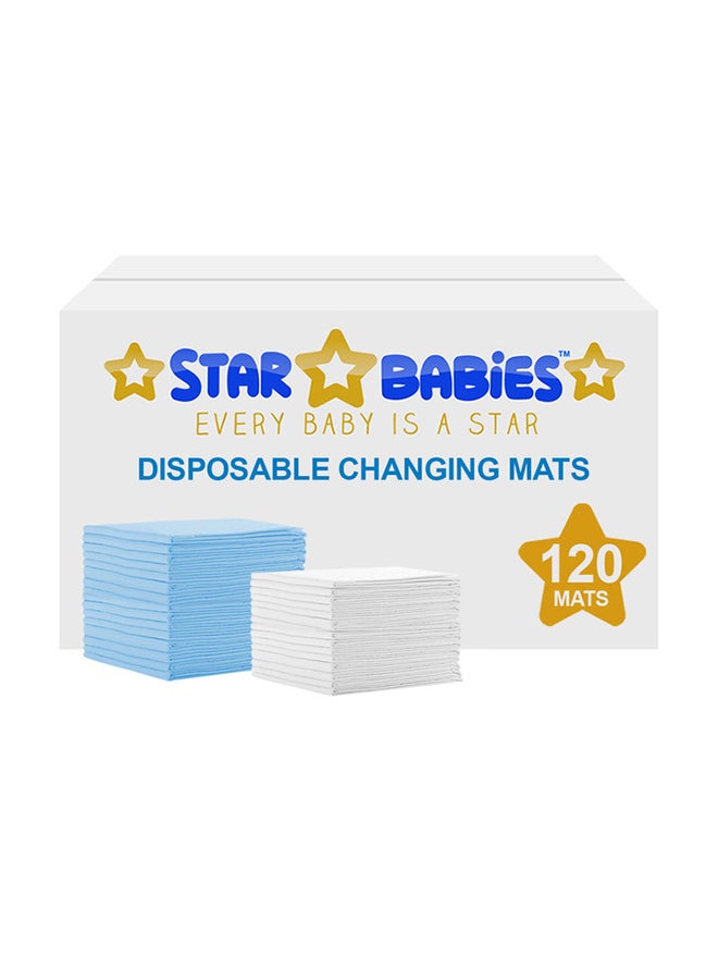STAR BABiES Disposable Changing Mat, Pack of 120 - Image 1