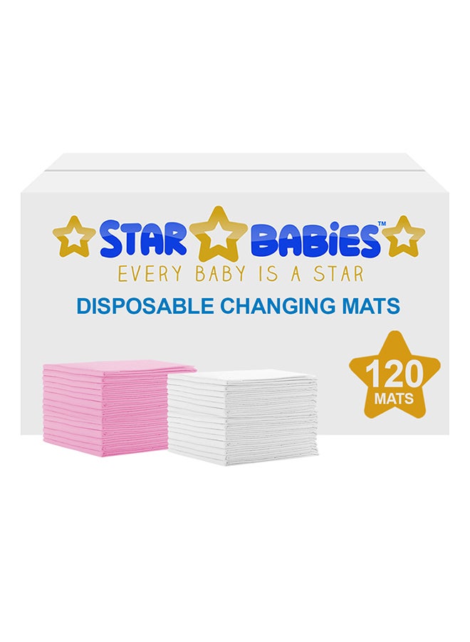 STAR BABiES Disposable Changing Mat, Pack of 120 - Image 1