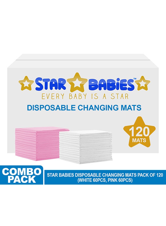 STAR BABiES Disposable Changing Mat, Pack of 120 - Image 2