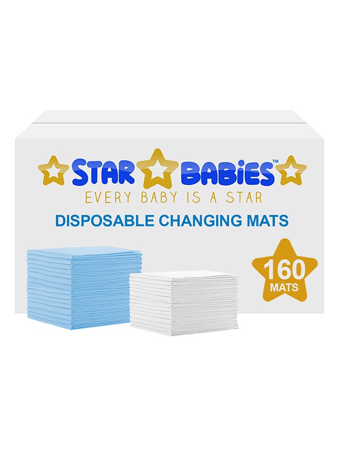 STAR BABiES Disposable Changing Mat, Pack of 160 - Image 1