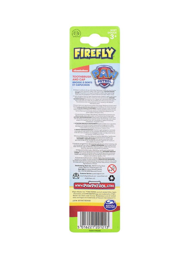 Firefly Paw Patrol Single Brush And Cap Red/Yellow 26grams - Image 2