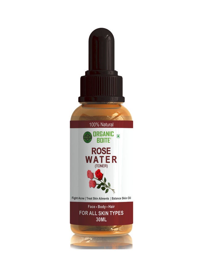 Organic Rose Water Toner 30ml