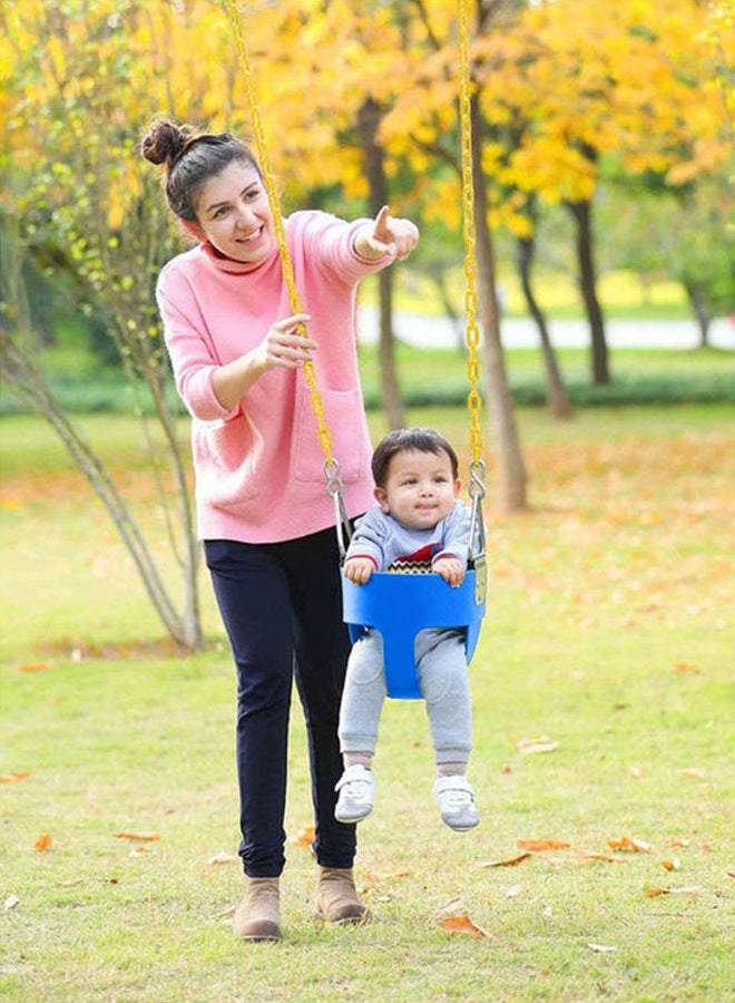 جساي تويز مقعد أرجوحة فردي من مادة إي في إيه للأطفال آمن للاستخدام في الفناء - Image 5