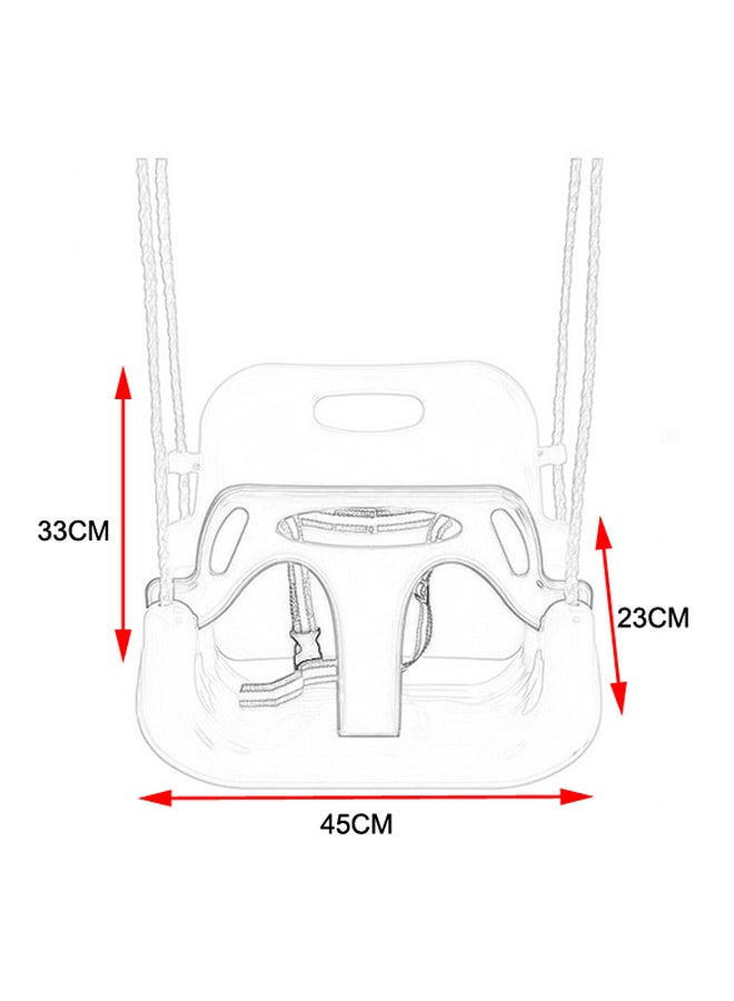 جساي تويز كرسي معلق من البلاستيك لمقعد الطفل المتأرجح 45 X 23 X 33سم - Image 3