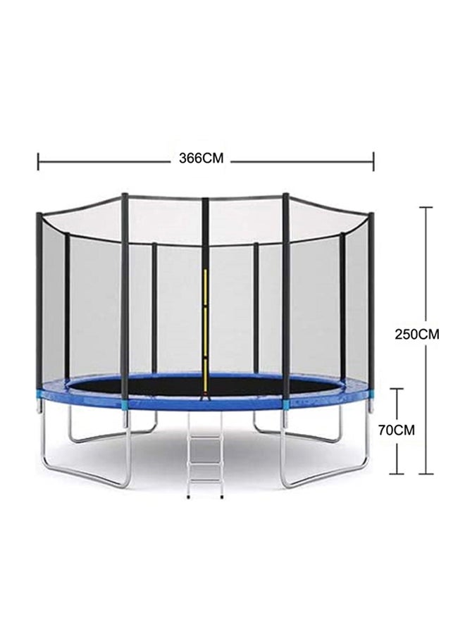 12-feet Outdoor Trampoline With Guard Net 366x366x250cm - v1641815865/N51709136A_7