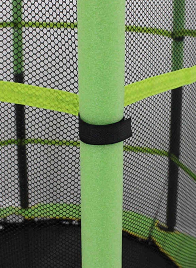 JSAITOYS 5.5feet Indoor Trampoline With Safety Net 140X140X160cm  - Image 4