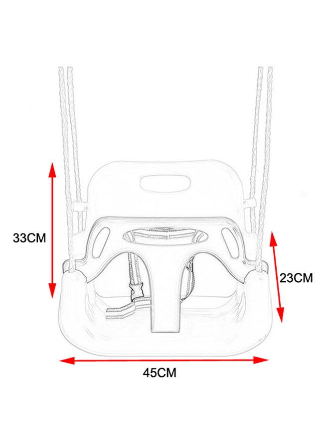 جساي تويز مقعد أرجوحة بلاستيكي بتصميم 3 في 1 45x23x33سم - Image 3