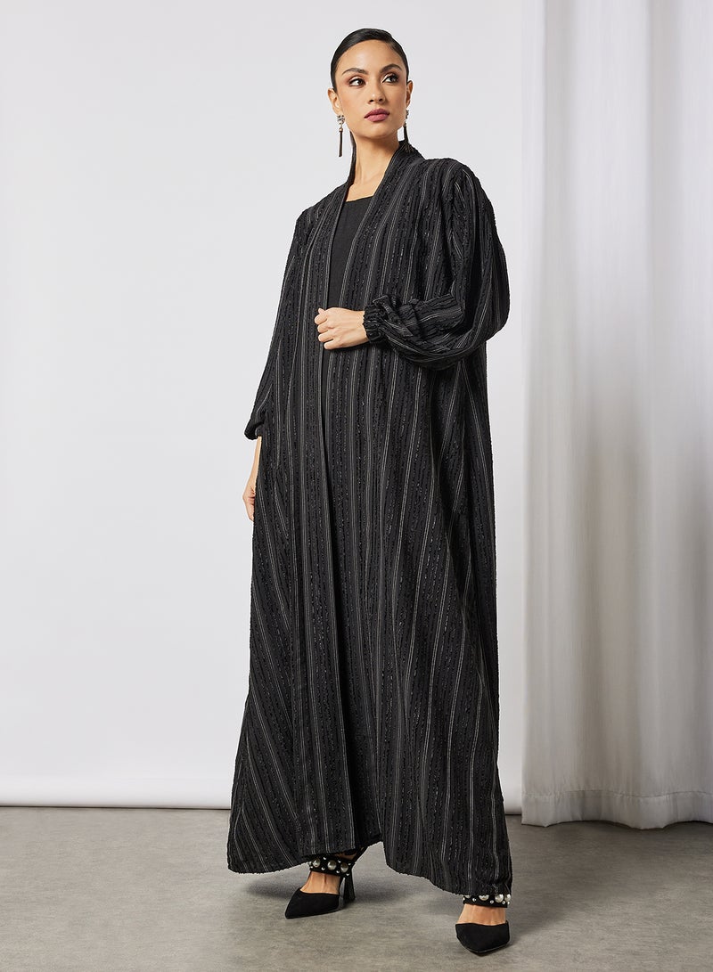 Bousni Bisht Abaya With Inner Black - Image 1