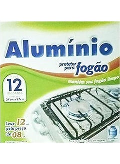 Generic Disposable Oven Aluminum Foil Stove Protector Square Shape Clear  - Image 1