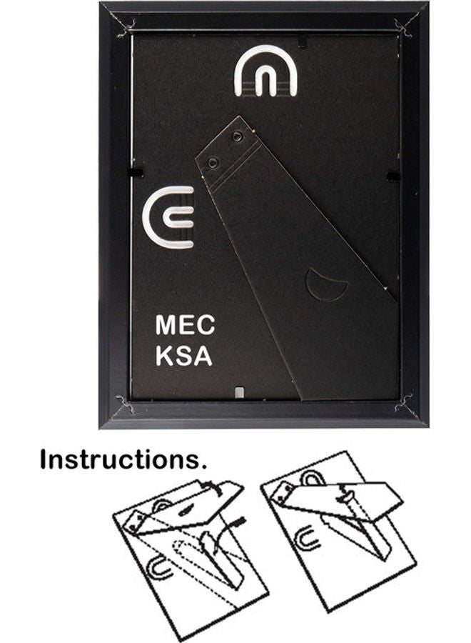 إم إي سي مجموعة لوحة فنية بإطار وطبعة تعبر عن حب القهوة بشدة من 3 قطع أسود 21x30سم - Image 5