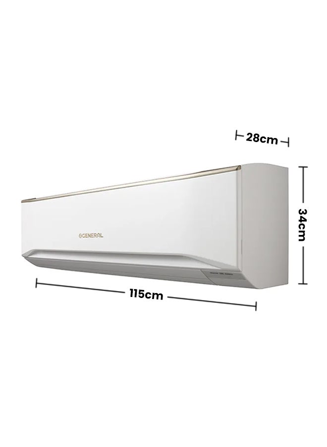 O General Premium Split Wall AC 2 Ton 2.46 W ASGA24FUTB-U White  - Image 2