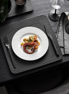 Villeroy & Boch 6-Piece Manufacture Rock Textured Breakfast Plate Set White 21.7cm  - Image 2
