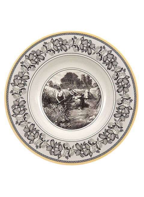 6-Piece Audun Ferme Deep Plate Set Multicolour 24cm