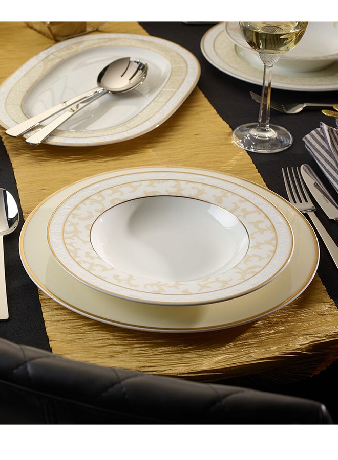 فيلوري آند بوخ 6-Piece Ivoire Deep Plate Set Beige/White 24cm  - Image 2
