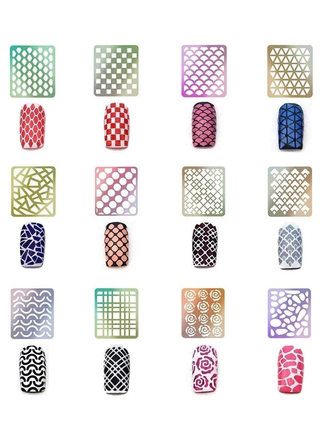 MissTiara - 288-Piece Sticker Sheets For Nail Design and Manicure Multicolour - Image 1