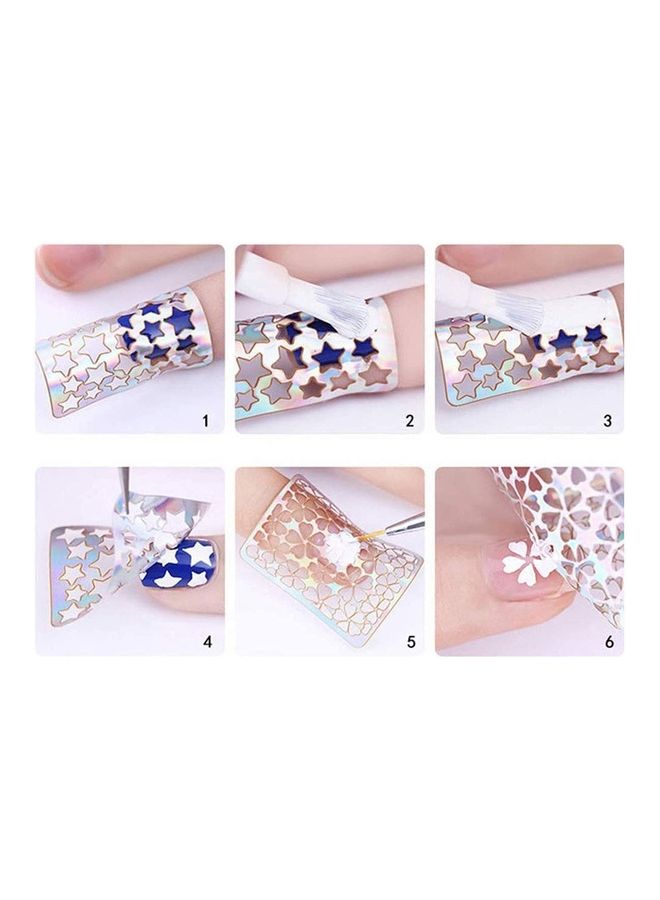 MissTiara - 288-Piece Sticker Sheets For Nail Design and Manicure Multicolour - Image 1