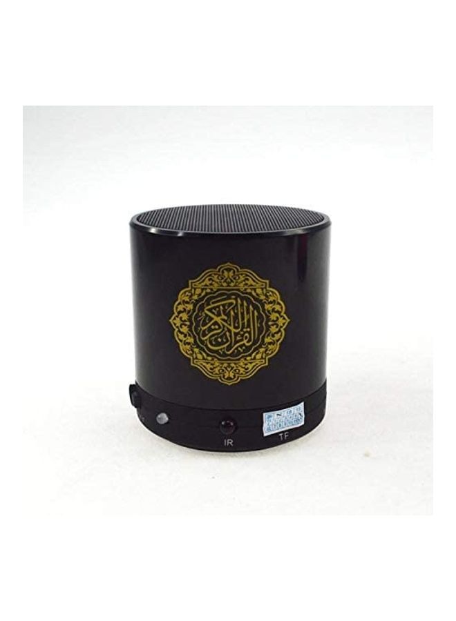 Generic - Portable Quran MP3 Player 8GB TF FM Quran Translator USB Rechargeable Speaker With Remote Control Black - Image 1
