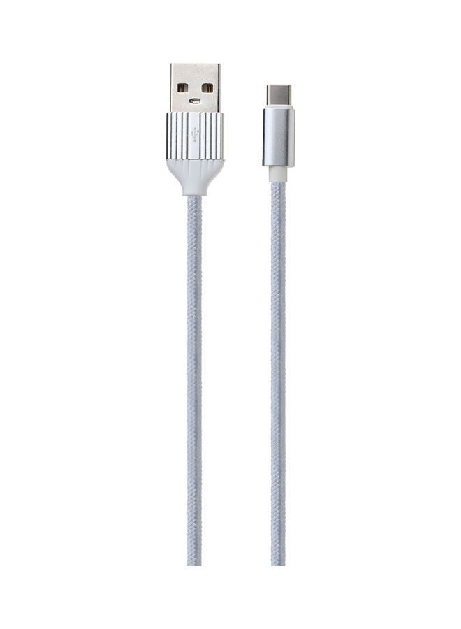 باس تيك شاحن USB مزدوج مع كابل Type-C USB. أبيض - Image 3