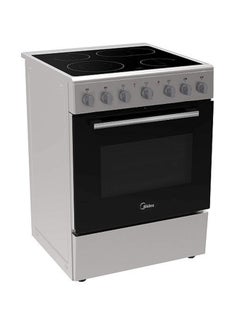 Midea 4 Cooking zone Ceramic Cooker 60 X 60 cm, Full Safety, Silver, 1 Year Warranty VC6814 Silver/Black 