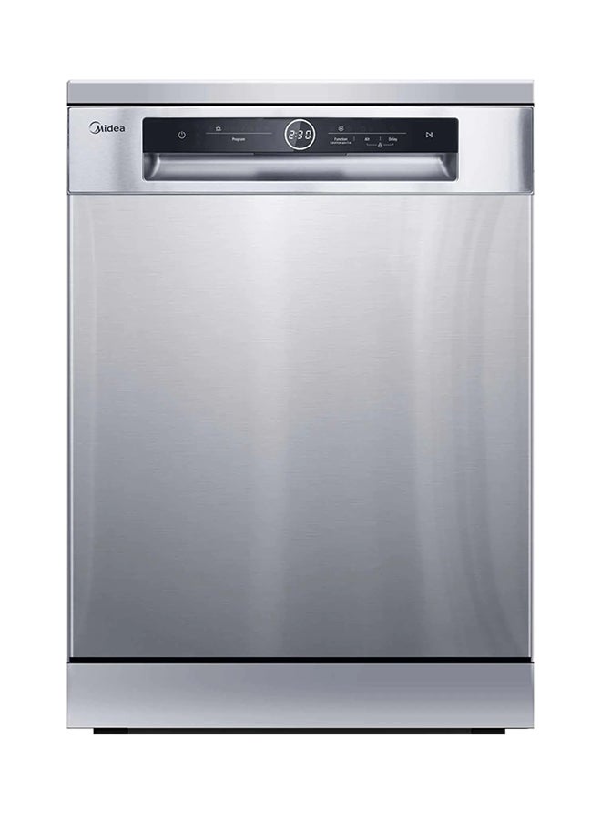 Midea - Freestanding Dishwasher WQP15U7635SS Stainless Steel - Image 1