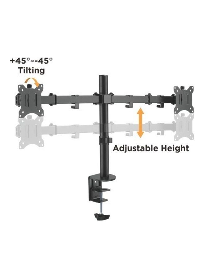Stargold Articulating Dual Monitor Mount Black  - Image 2