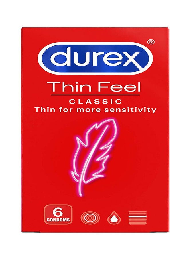 Durex 6-Piece Thin Feel Condoms  - Image 2