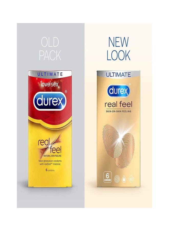 6-Piece Real Feel Condoms