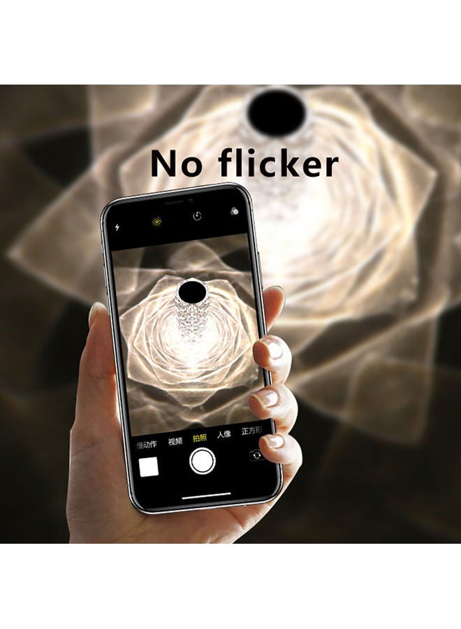 عربست مصباح طاولة كريستال دايموند LED شفاف 21 سم - Image 4