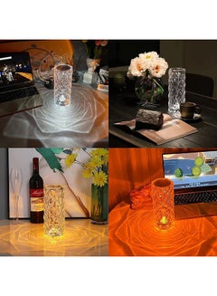 16 Colour   LED  Crystal Diamond Table Lamp Clear 21cm - v1641885752/N52393165A_7