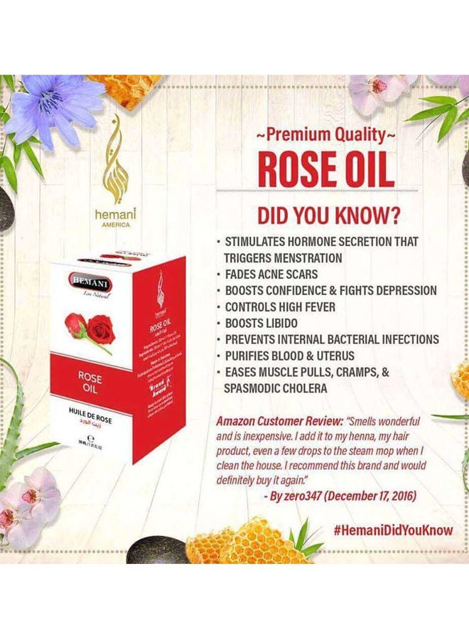 HEMANI Pack Of 4 Rose Oil 4x30ml  - Image 2