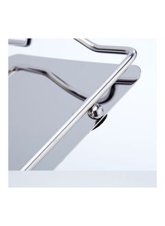 Arabest Stainless Steel Rectangle Dim Sum Tray Silver 34.5 x 21cm  - Image 3