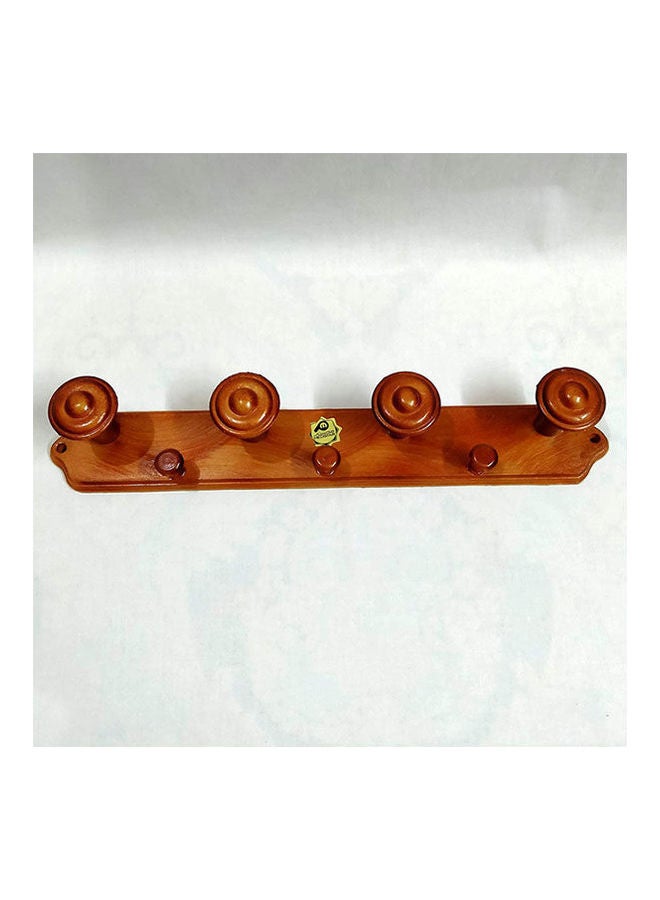 MEDSTAR Bathroom Hanger With 7 Hangers Brown 402grams  - Image 1