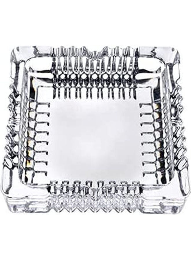 Crystal Transparent Glass Fashion Ashtray Clear - Image 2
