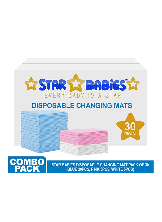 STAR BABiES Disposable Changing Mat Pack of 30 - Image 2