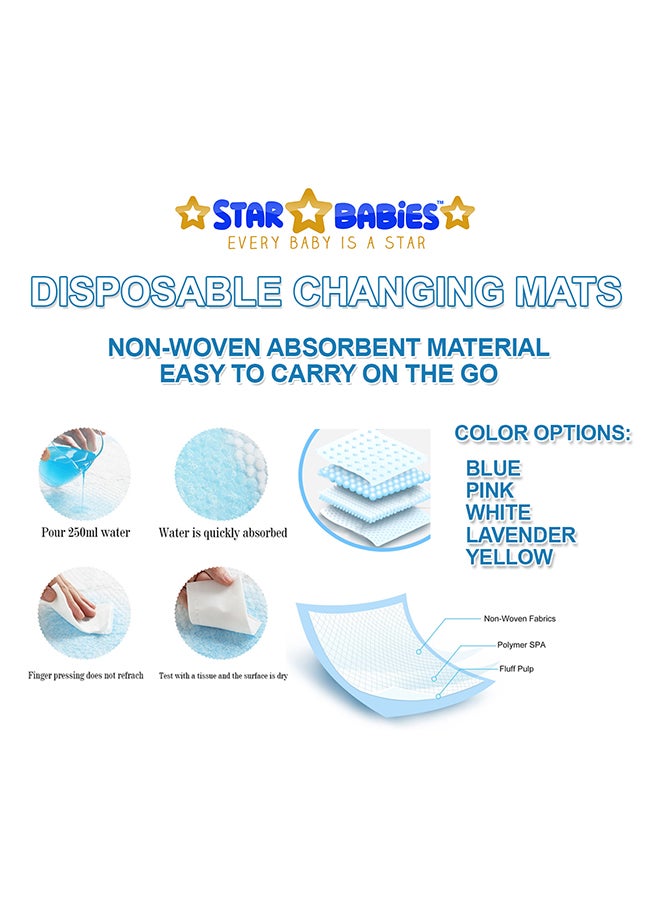 STAR BABiES Disposable Changing Mat Pack of 30 - Image 3