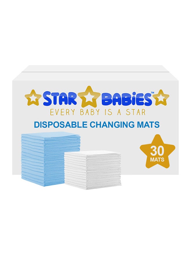 STAR BABiES Disposable Changing Mat Pack of 30 - Image 1