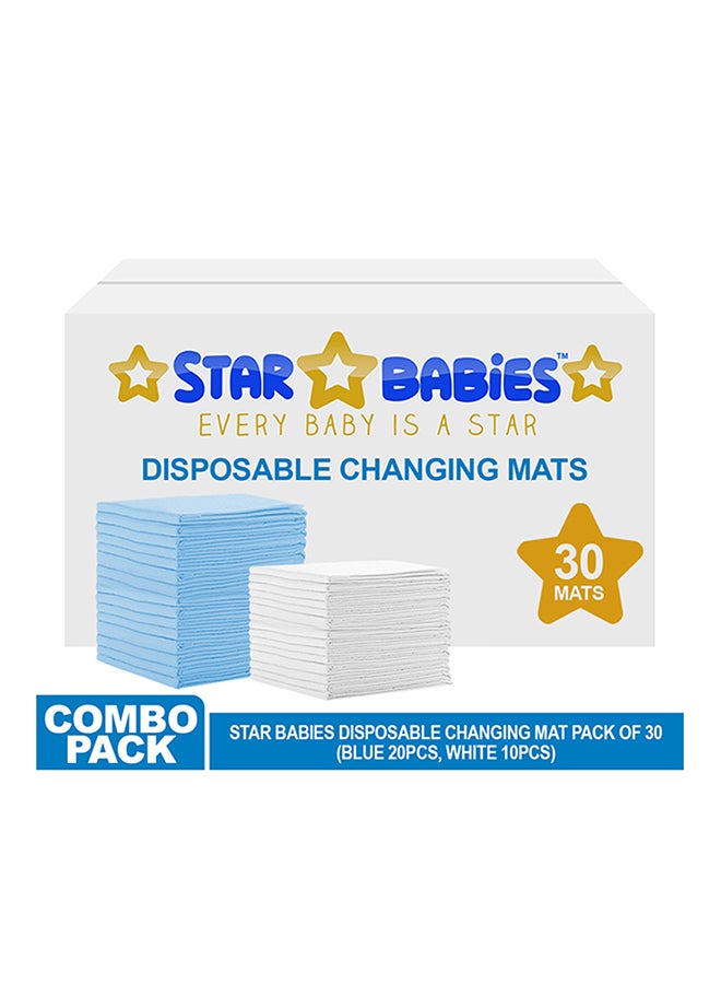 STAR BABiES Disposable Changing Mat Pack of 30 - Image 2