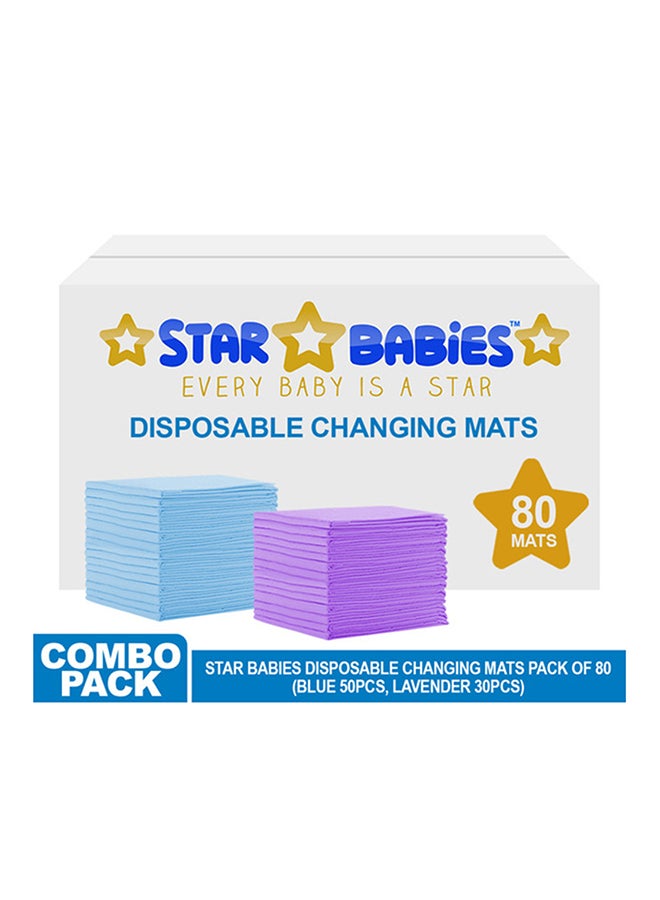STAR BABiES Disposable Changing Mat, Pack of 80 - Image 2