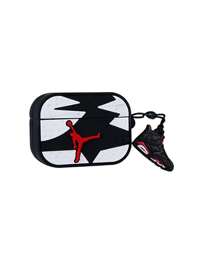 YONK - Protective Case Cover For Apple AirPods Pro Jordan Shoes White - Image 1