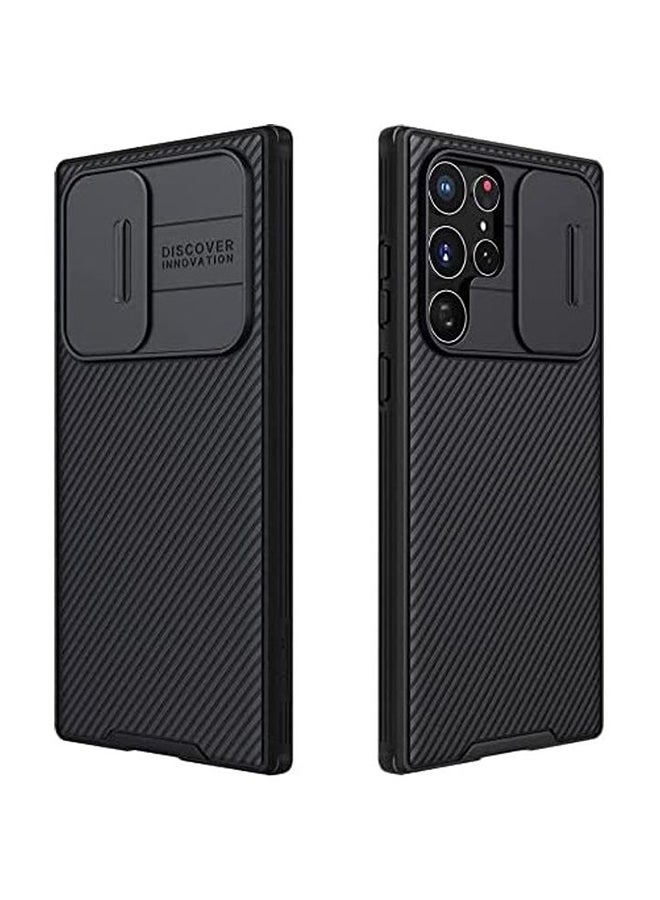 حافظة خلفية لحماية الخصوصية للكاميرا المنزلقة من CamShield لهاتف سامسونج جالاكسي S22 الترا 5G باللون الأسود - Image 1