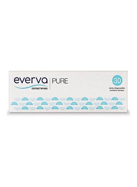 Pure - Daily Disposable Pack Clear Contact Lenses - Pack of 30