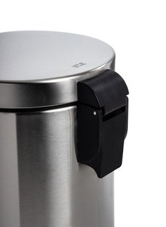 EKO Stainless Steel Stylishly Designed Basic Pedal Bin Silver 12Liters - v1641895205/N46625832A_6