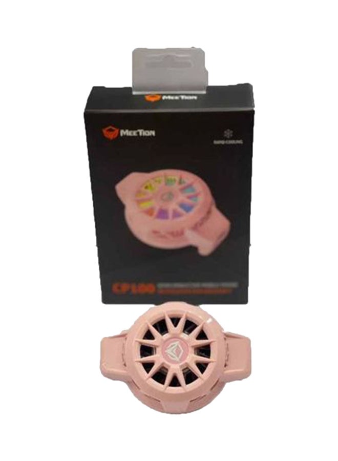 Meetion Semiconductor Refrigeration Phone Cooling Fan Pink - Image 1