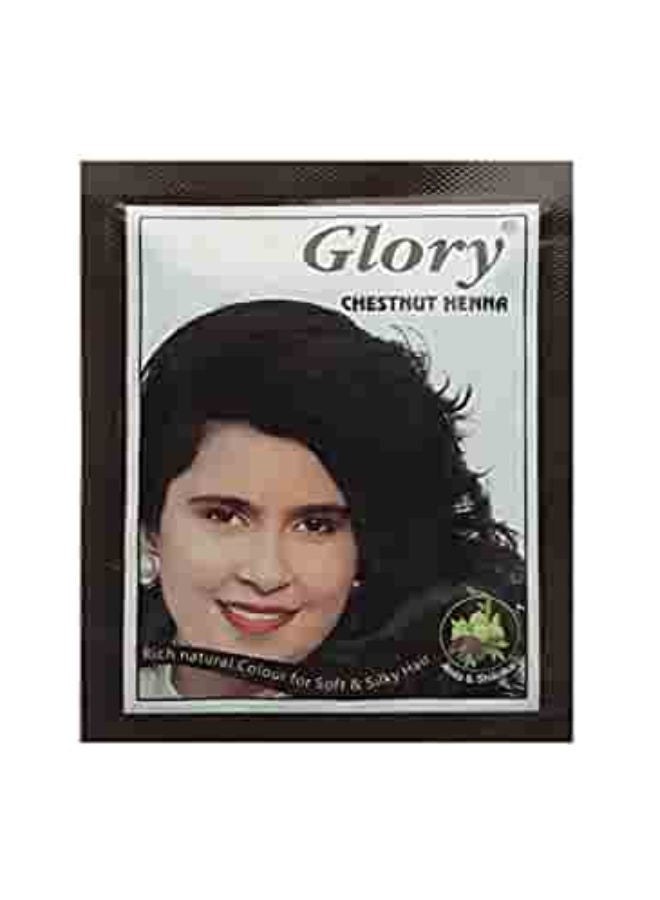Glory Henna chestnut sachet Chestnut 10grams 