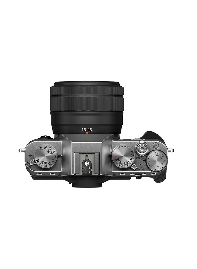 فوجي فيلم كاميرا دون مرآة X-T30 II مع عدسة XC مقاس 15 - 45 مم بلون فضي - Image 3