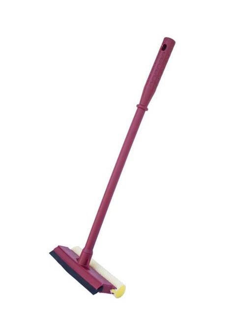 Window Wiper With Stick Red 8inch