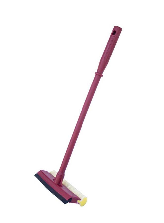 Window Wiper With Stick Red 8inch
