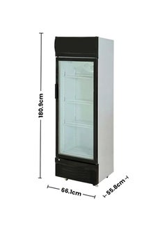 أكاي ثلاجة عرض رأسية سعة 370 لتراً 370 L SCMA370A أسود  - Image 2