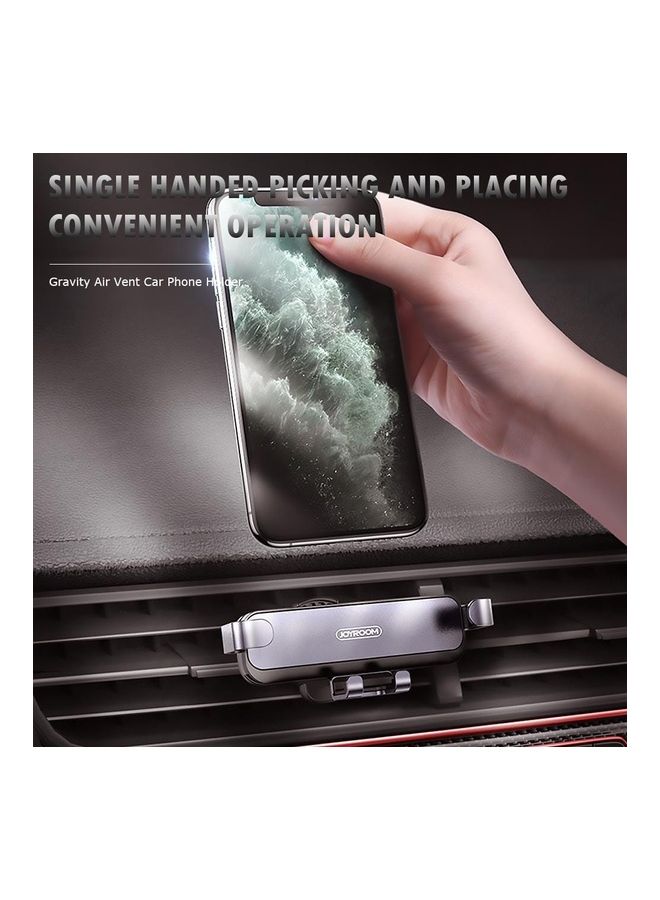 جوي روم - JR-ZS211 Invisibility Series Mini Folding Metal Gravity Car Holder for Mobile Phone - Image 1
