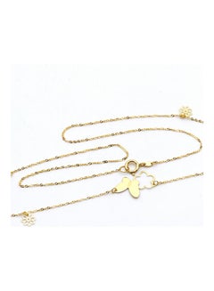 Gold Zone 18 karat Real Gold Butterfly Necklace  - Image 2